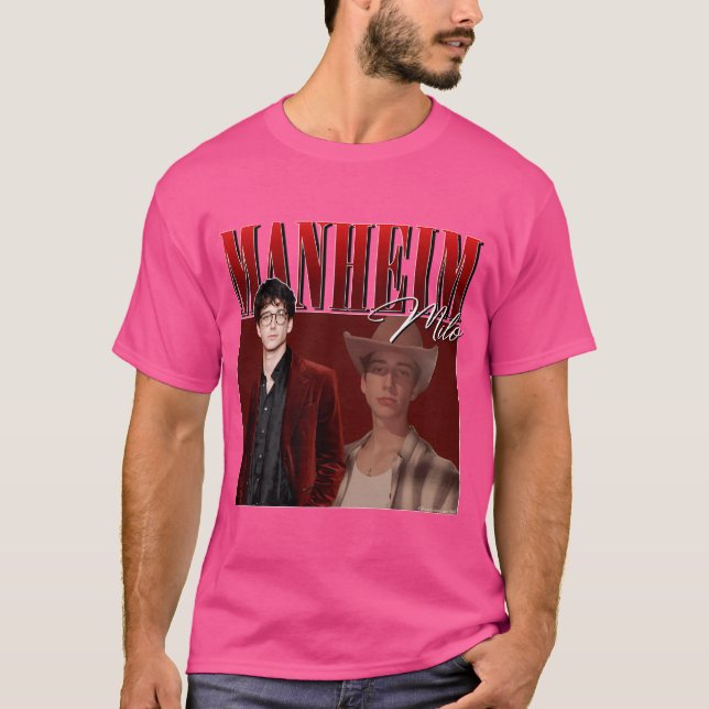 Milo Manheim Retro Design T Shirt (Framsida)
