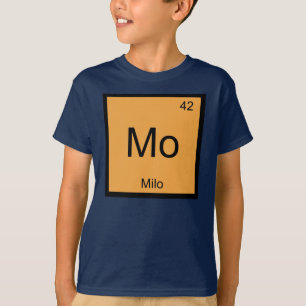 Milo Namn kemi Inslag Periodiska Bord T-shirt