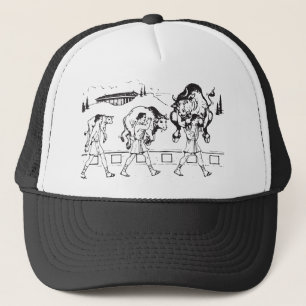 Milo of Croton and the Bull - Gym Motivational Truckerkeps
