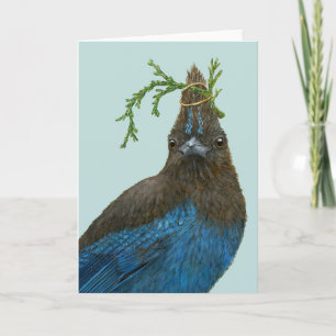 Milo Steller's jay-hälsningskort Kort