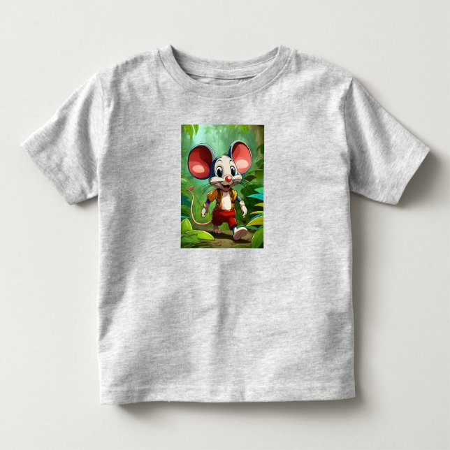 Milo the Jungle Mouse T Shirt (Framsida)