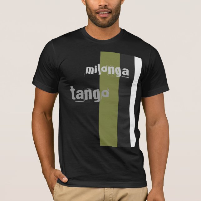 Milonga Tango Tee Shirt (Framsida)