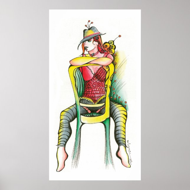 Milonguerita Tango Poster (Framsidan)