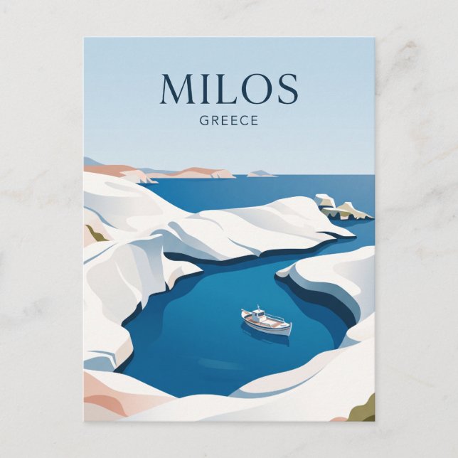 Milos Grekland Vykort (Framsida)