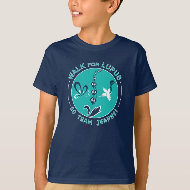 Milo'sens "lagJeanne" Lupus går T Shirt (Framsida)