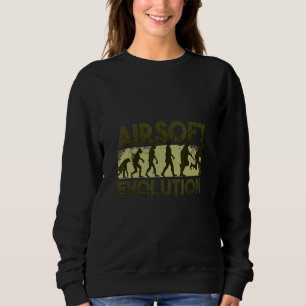 Milsim Airsoft Game Human Evolution Gun Sports T Shirt