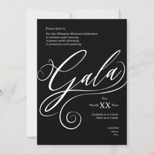 Milstolpsgala Inbjudan