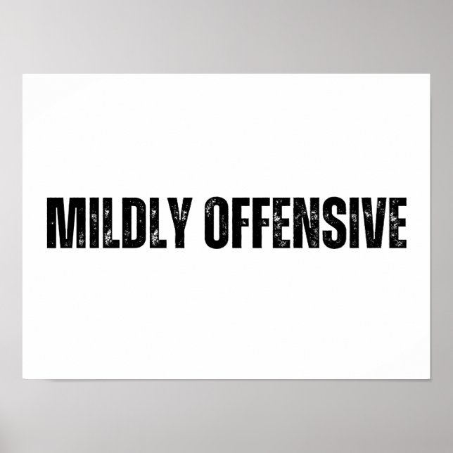 Milt offensiv poster (Framsidan)