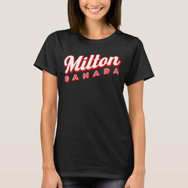 Milton Canada T Shirt (Framsida)
