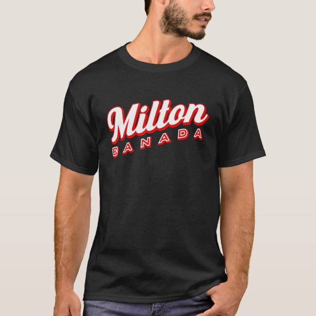 Milton Canada T Shirt (Framsida)