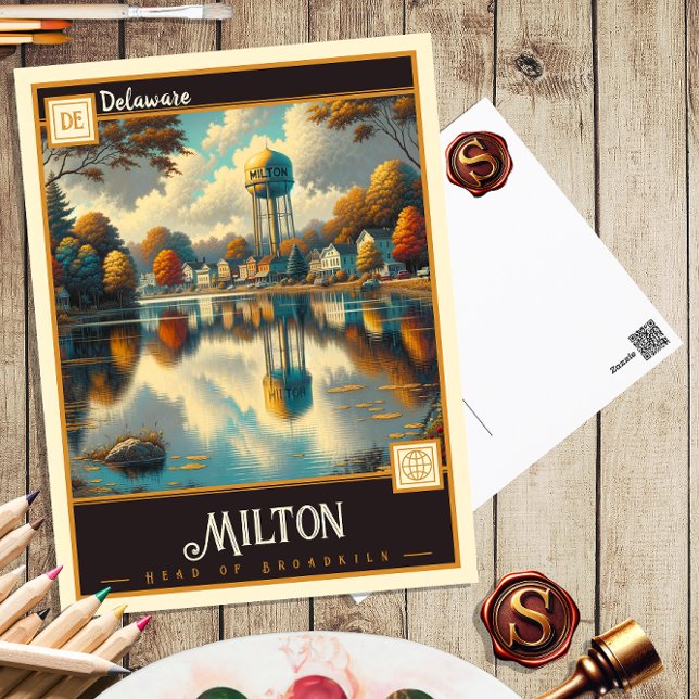 Milton, Delaware | Gammal vykort (Skapare uppladdad)