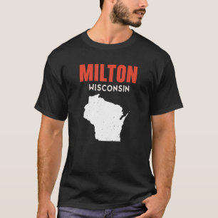 Milton Förenta staterna State America Travel Monta T Shirt