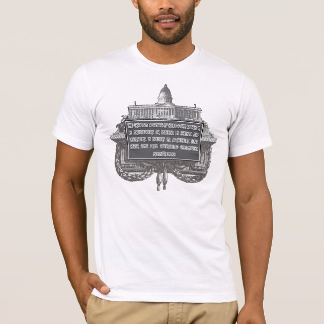 Milton Friedman på civilisation prestationer T-shirt (Framsida)