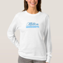 Milton Massachusetts Modern Långärmad T Shirt