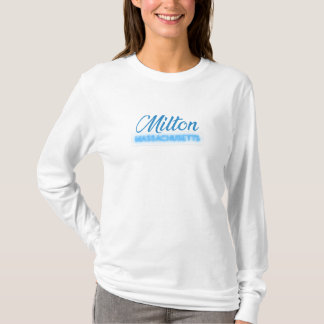 Milton Massachusetts Modern Långärmad T Shirt