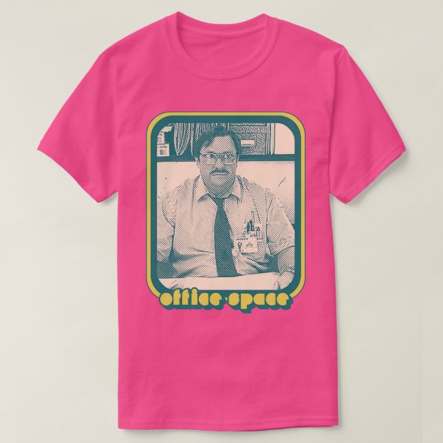Milton Office Space Aesthetic 90s Fläkt Design T Shirt (Design framsida)