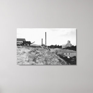 Milton Oregon beskådar av Townhissen fotograferar Canvastryck