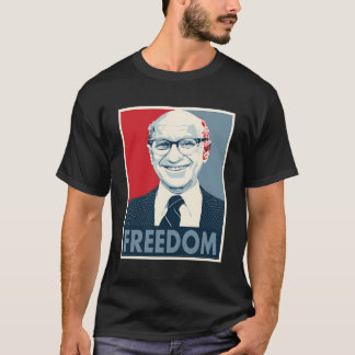 Milton Retro Friedman Graphic T Shirt