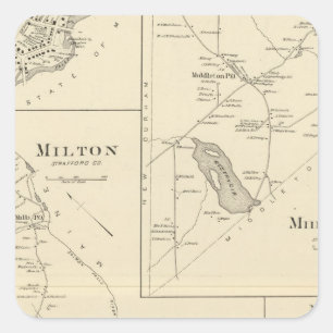 Milton Strafford Co Fyrkantigt Klistermärke