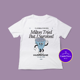 Milton Tried men jag Överlevde orkanen 2024 T-Shir T Shirt