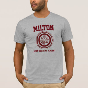 Milton varar besvärad byta akademiskjortan t shirt