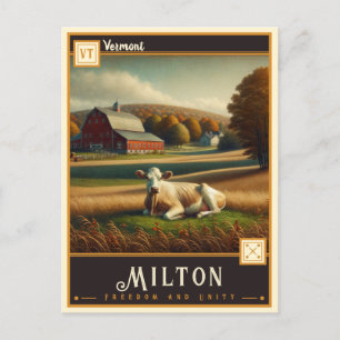 Milton, Vermont   Postkort för Vintage Vykort