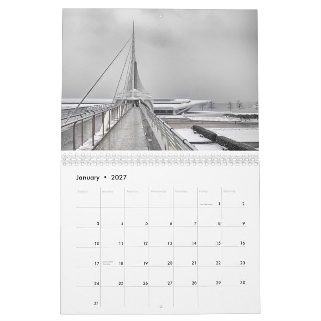 Milwaukee 2015 kalender (Jan 2027)