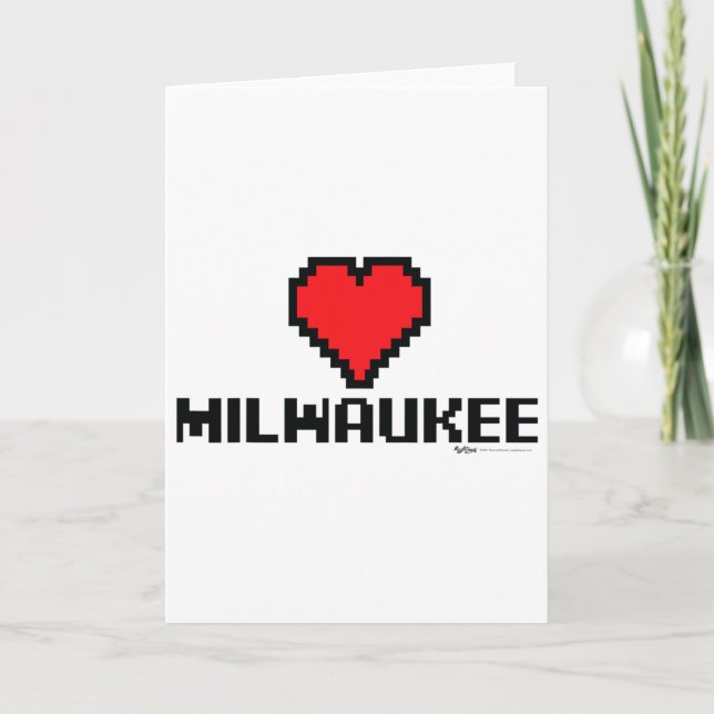 Milwaukee 8-bit spelarstad  kort (Framsida)
