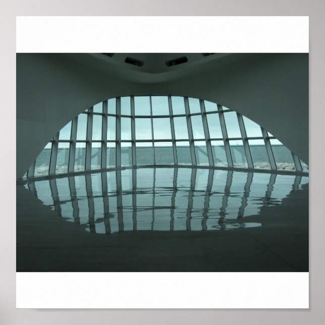 Milwaukee Art Museum Lobby Poster (Framsidan)