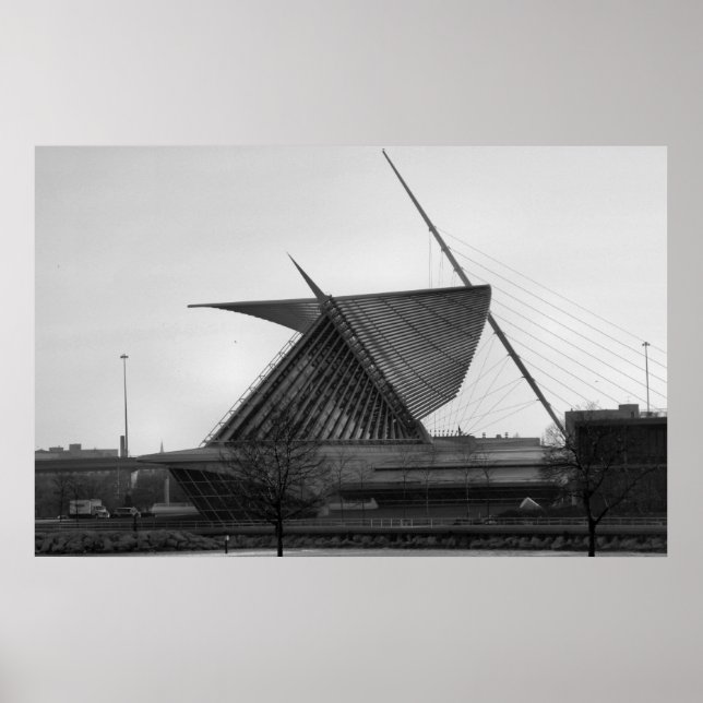 Milwaukee Art Museum Poster (Framsidan)