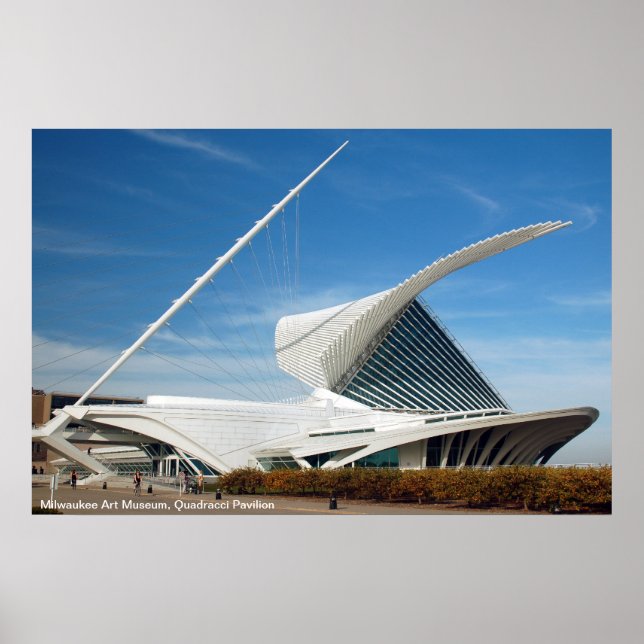 Milwaukee Art Museum, Quadracci pavilion Poster (Framsidan)