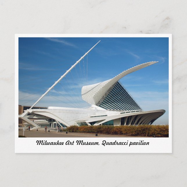 Milwaukee Art Museum, Quadracci Pavilion Vykort (Framsida)