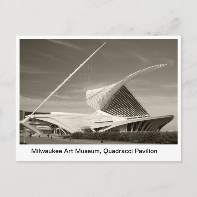 Milwaukee Art Museum, Quadracci-paviljongen Vykort (Framsida)