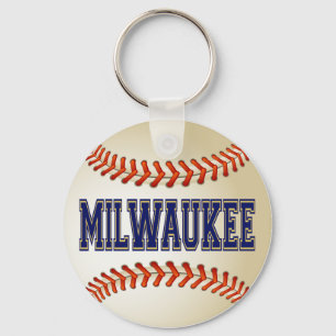 MILWAUKEE BASEBALL NYCKELRING