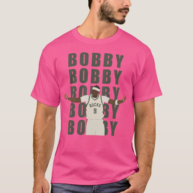 Milwaukee Bucks Bobby Portis Bobby Chant T Shirt (Framsida)