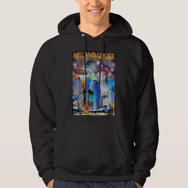 Milwaukee Collage 2026  hoodie (Framsida)
