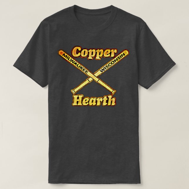 Milwaukee Copper HEarth Slow Pitch Softball T Shirt (Design framsida)