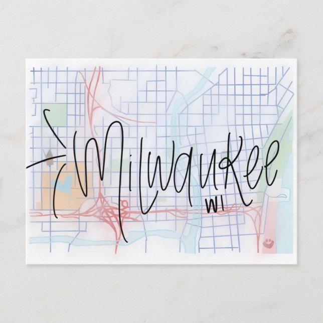 Milwaukee Greeting Card Vykort (Framsida)