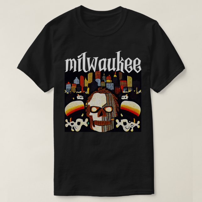 Milwaukee Halloween T Shirt (Design framsida)
