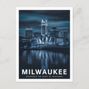 Milwaukee Harbour, Wisconsin Vykort