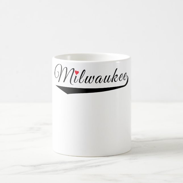 Milwaukee hjärtalogotyp kaffemugg (Center)