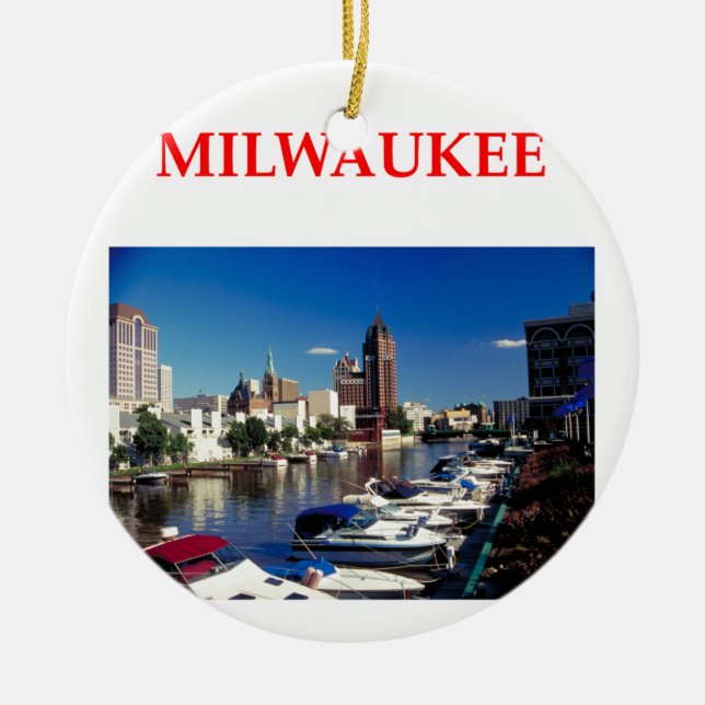 milwaukee julgransprydnad keramik (Framsidan)
