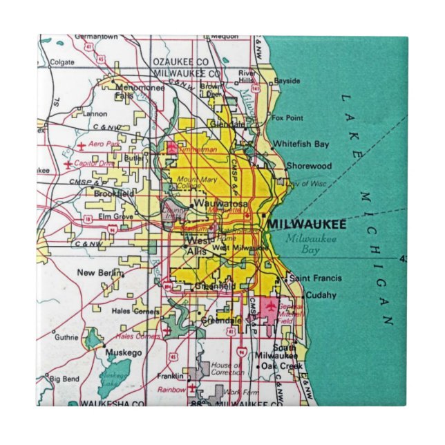 Milwaukee Kakelplatta (Framsidan)