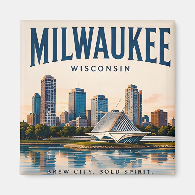 Milwaukee Lakefront Heritage Magnet (Framsidan)