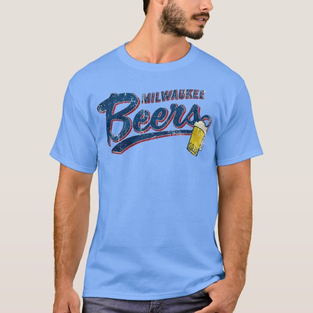 Milwaukee Öl Funny T Shirt (Framsida)