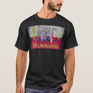Milwaukee Polish Heritage Flag T Shirt