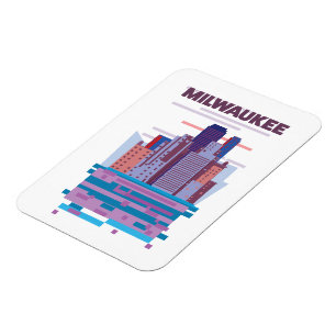 Milwaukee Resa affisch Magnet