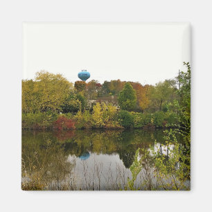 Milwaukee River, Väster Bend, Wisconsin Magnet