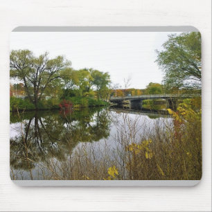 Milwaukee River, Väster Bend, Wisconsin Musmatta