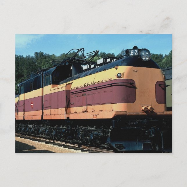 Milwaukee Road Bipollar Electrie Vykort (Framsida)